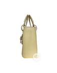 Lady Dior Lizard Light Gold Hardware
