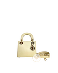 Lady Dior Lizard Light Gold Hardware