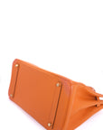 Birkin 35 Orange Gold Hardware Epsom