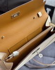 Kelly To-Go Nata / Sesame Palladium Hardware Epsom W
