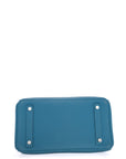 Birkin 25 Turquoise Palladium Hardware Togo