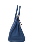 Birkin 30 Bleu Agate Gold Hardware Epsom