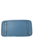 Birkin 30 Bleu Jean Palladium Hardware Epsom