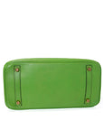 Birkin 30 Apple Green Palladium Hardware Clemence