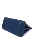 Birkin 30 Blue Gold Hardware Epsom