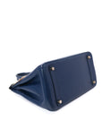 Birkin 30 Blue Gold Hardware Epsom