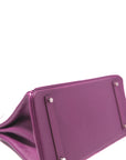 Birkin 35 Anemone Palladium Hardware Epsom