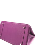 Birkin 35 Anemone Palladium Hardware Epsom