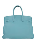 Birkin 35 Bleu Atoll (Tiffany Blue) Togo