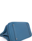 Birkin 35 Bleu Jean Palladium Togo