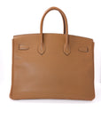 Birkin 35 Naturel Gold Hardware Epsom