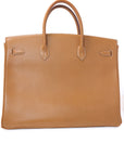 BIRKIN 40 Natural Gold Hardware Ardennes