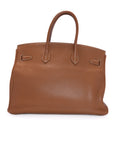 Birkin 35 Gold On Gold Clemence
