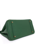 Birkin 35 Vert Gold Hardware Epsom