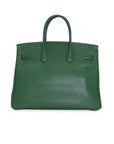 Birkin 35 Vert Gold Hardware Epsom