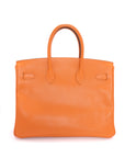 Birkin 35 Orange Gold Hardware Epsom