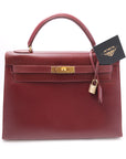 Kelly 32 Rouge H Gold Hardware Box