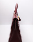 Kelly 32 Rouge H Gold Hardware Box
