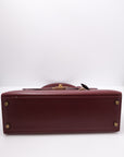 Kelly 32 Rouge H Gold Hardware Box
