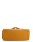 Kelly 28 Jaune Ambre Gold Hardware Epsom