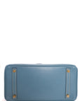 Birkin 30 Bleu Jean Gold Hardware Epsom