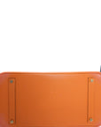 Birkin 35 Orange Gold Hardware Epsom
