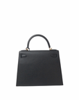 Kelly 28 Noir Gold Hardware Epsom T
