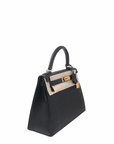 Kelly 28 Noir Gold Hardware Epsom T