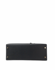 Kelly 28 Noir Gold Hardware Epsom T