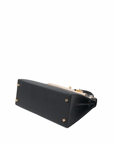 Kelly 28 Noir Gold Hardware Epsom T