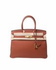 Birkin 30 Cuivre Gold Hardware Togo X