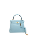 Kelly 25 Bleu Atoll Gold Hardware Swift