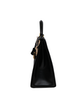 Kelly 32 Noir Gold Hardware Box Leather