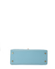Kelly 25 Bleu Atoll (Tiffany’s Blue) Gold Hardware Epsom