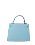 Kelly 25 Bleu Atoll (Tiffany’s Blue) Gold Hardware Epsom