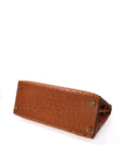 Kelly 28 Ostrich Chestnut Gold Hardware