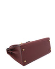 Kelly 28 Rouge H Gold Hardware Epsom