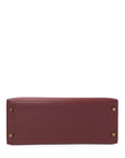 Kelly 28 Rouge H Gold Hardware Epsom