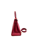 Kelly 28 Rouge H Gold Hardware Epsom