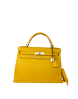 Kelly 32 Jaune Ambre Gold Hardware Clemence