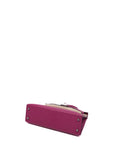 Mini Kelly 20 Rose Pourpre Palladium Hardware Chevre