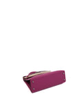 Mini Kelly 20 Rose Pourpre Palladium Hardware Chevre