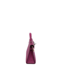 Mini Kelly 20 Rose Pourpre Palladium Hardware Chevre