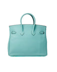 Birkin 25 Bleu Atoll Gold Hardware Togo T