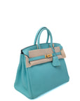 Birkin 25 Bleu Atoll (Tiffany Blue) Gold Hardware Togo T