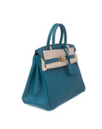 Birkin 25 Bleu Izmir Gold Hardware Epsom □Q