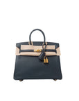 Birkin 25 Indigo (Near Black) Gold Hardware Epsom X