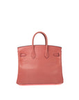 Birkin 25 Lizard Candy Pink Gold Hardware A