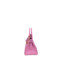 Birkin 25 Mauve Sylvester Rose Gold Hardware Swift Leather