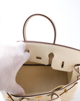 Birkin 25 Nata Gold Hardware Swift